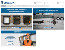 Tablet Screenshot of grupoomegalfa.com